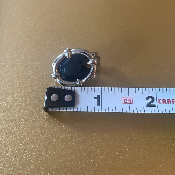 Vintage Silver Tone Clip On Earrings, Set of Three Pairs - Picture 6 of 6